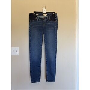 Madewell Side Panel Tencel Maternity Skinny Stretch Denim Jeans Wendover Wash 27